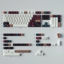 Retro Mixed Lights 104+25 Full PBT Dye-subbed Keycaps Set for Cherry MX Mechanical Gaming Keyboard